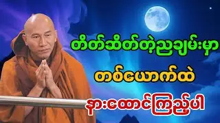 တိတ်ဆိတ်တဲ့ညချမ်းမှာ တစ်ယောက်တည်း နားထောင်ကြည့်ပါ||သစ္စာရွှေစည်ဆရာတော် 