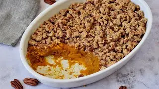 Vegan Sweet Potato Casserole Recipe (Gluten-Free)