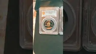 $10 1984 Olympic Coins. Deep Cameo Almost Perfect!