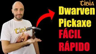 Onde pegar TODAS as Dwarven Pickaxe no Tibia! Profit new server.