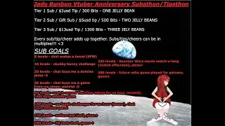 JADE BUNBUN DEBUT ANNIVERSARY SUBATHON/TIPATHON DAY 3 PART 1