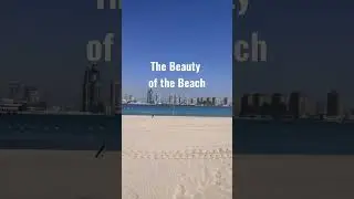 The beauty of the beach in Qatar