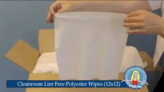 Lint Free Cleanroom Wipes Poly 12x12 | ITEM: WLF1212