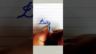 Writing name #Dilkash in good handwriting #cursivewriting #youtube