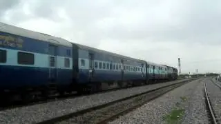 Honking and Decelerating KJM WDP4 with LTT-CBE Express
