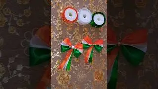 Diy Indian Flag Badge /5 min Independence day craft #independenceday #nehasartcorner #shorts #diy