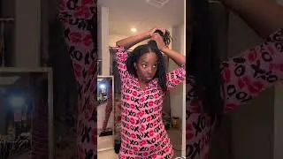 Part 1 of my first Microlocs Braid out with curly ends Tutorial. 👑✨#microlocs #microlocsjourney