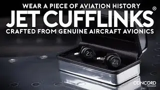 JET CUFFLINKS LAUNCH - CUFF LINKS CRAFTED FROM REAL AIRCRAFT AVIONICS