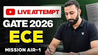 This Is How AIR-1 Attempts GATE 2026 ECE 😱 (LIVE) | Complete Strategy | Aditya Kanwal Sir