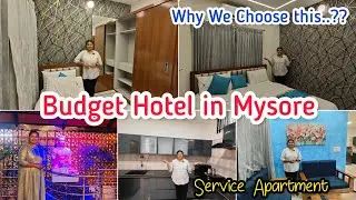 Best Budget Hotel in Mysore👌Why We Choose this..?? Royal Tusker Luxury Service Apartment in Mysore🤩👌