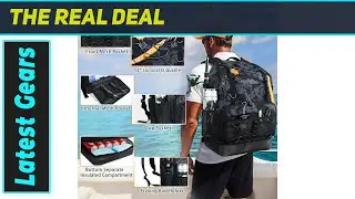 Amazing Fishing Backpack? Tackle Box & Cooler All-in-One!