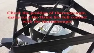 Turkey Fryer Lighting Instructions