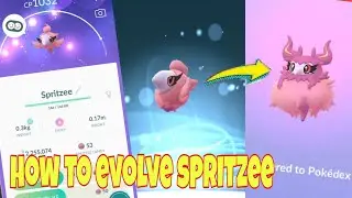 SPRITZEE EVOLVE INTO AROMATISSE - New pok&eacute;mon debut in Pok&eacute;mon GO!