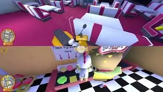 Cooking Burgers 🍔🍔🍔🍔 | Wobbly Life | Split Screen Play