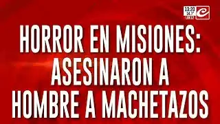 Lo masacraron a machetazos: un peón rural, en la mira por un crimen salvaje