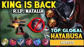 Only Lag Can Stop me! Brutality Killing! Best Build Hayabusa 2020 ML | Top Global Hayabusa by Loysss