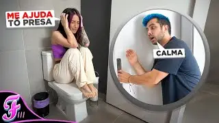 FIQUEI PRESA NO BANHEIRO ! - Fran Japa