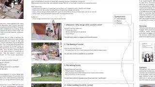 Sound fundamentals for professionals of the built environment: a course for city-makers