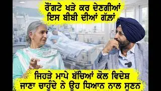ਨਰਸ ਦੀ ਨੌਕਰੀ ਨੇ ਮੈਨੂੰ ਵਿਦੇਸ਼ ਦਾ ਸੱਚ ਦਿਖਾਇਆ