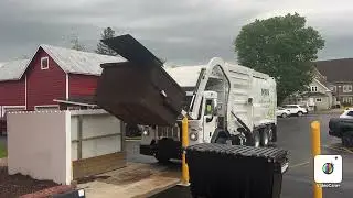 MDS first ever front loader garbage truck - Brand new Peterbilt pac tech on commercial trash