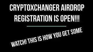 CRYPTOXCHANGER AIRDROP ACTIVATED!!! GET FREE TOKENS!!!!