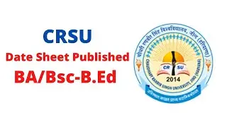 CRSU Date Sheet Integrated Course