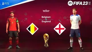 FIFA 23 - Belgium vs. England - FIFA World Cup Qatar Final | PS5&trade; Gameplay [4K 60FPS] Next Gen