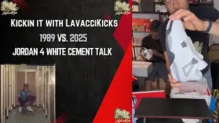 🧬 Then vs. Now: Talking Jordan 4 White Cements w/ My Pops | 1989 to 2025 Drop 🔥