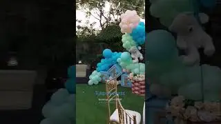 First birthday decoration ideas for baby boy || blue theme decor || 1st birthday party ideas #short