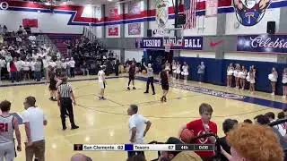 San Clemente Tritons vs Tesoro H.S. Boys Basketball