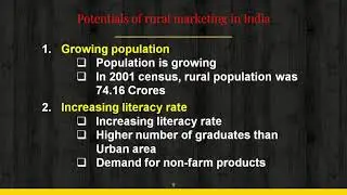 Rural marketing in India by Dr. Shafeer P S. B.Com S2 University of Calicut