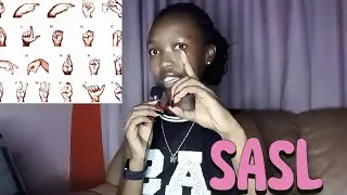 ASMR  | LEARN SOUTH AFRICAN 🇿🇦SIGN LANGUAGE WITH ME 🤗 #SASL #asmrtingles #newvideo