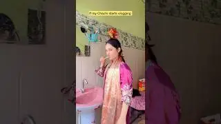 If my Chachi starts vlogging 😂 #shorts #viral #explorepage