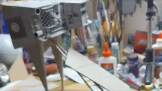 Building a Hammerhead Corvette from Star Wars out of PAPER!