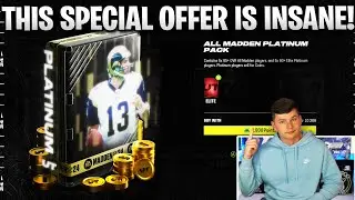 BACK TO BACK 91 OVERALL PULLS! THE ALL MADDEN PLATINUM PACK OFFER IS INSANE!
