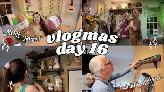 Vlogmas, день 16 ~ Полки для мелочей с необработанными краями, распаковка юбилейных тортов Caron,...