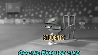 online vs offline exam meme / #shorts/#memes