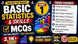 Statistics MCQs from PPSC, FPSC, SPSC & KPPSC |Part#1 | Logical Statistics