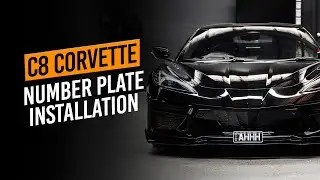 Крепление номерного знака для вашего Corvette C8 без сверления