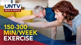 WHO recommends 150-300 min/week moderate to vigorous exercise for adults