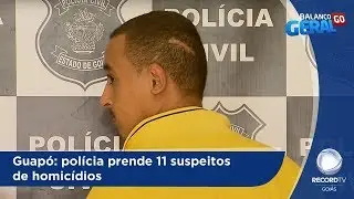 BG - Guapó: polícia prende 11 suspeitos de homicídios - 23-10-2018