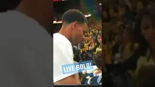 Steph Curry confessing his heart for God.