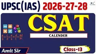 Best CSAT CLASS, UPSC (IAS) CSAT CLASS IN HINDI, CSAT for UPSC (IAS), CSAT for 2026,2027,2028