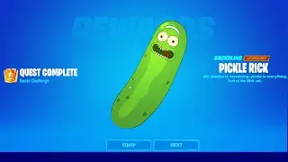 How To Complete All Horde Rush Quests in Fortnite- Unlock The Pickle Rick Back Bling