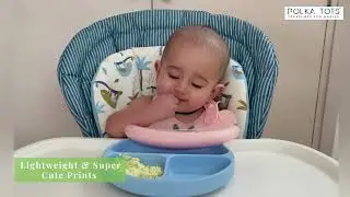 The Best Baby Bibs for Drooling Babies! - Polka Tots Waterproof Silicone Bibs