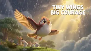 Tiny Wings, Big Courage 🐦 | The Sparrow Who Saved the Day | Heartwarming 3D Kids Story with Moral