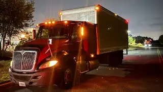 OTR box truck with sleeper