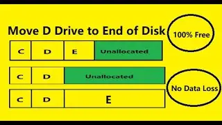 Move D Drive to End of Disk with a Free Tool