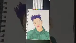DRAWING THANOS FROM SQUID GAME SEASON 2🫰! #art #artdrawing #artist #drawing #squidgame #thanos