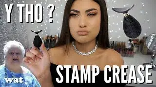 TESTING MAKEUP HACK: Stamp Cut Crease